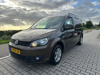 Volkswagen Caddy 1.6 TDI Maxi, Leder, Trekhaak, PDC, Navi, Cruisecontrol, Airco