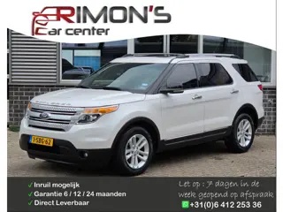 Ford EXPLORER XLT 7 Persoons Navi Camera Leder