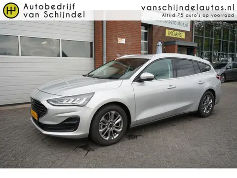 Ford FOCUS Wagon 1.0 ECOBOOST HYBRID 155PK TITANIUM *NL AUTO* 1500KG TREKGEWICHT DEALER ONDERHOUDEN 