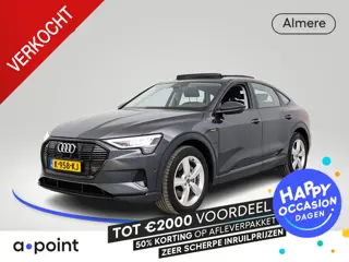 Audi e-tron Sportback 55 quattro Business edition Plus 95 kWh 408PK | SOH 94,59% | Panorama dak | Tr