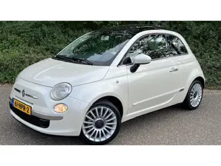 Foto 12 van Fiat 500 1.2 Lounge l Panodak l Bruin Leder l Parelmoerwit l NAP l