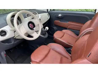 Foto 18 van Fiat 500 1.2 Lounge l Panodak l Bruin Leder l Parelmoerwit l NAP l