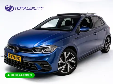 Volkswagen Polo 1.0 TSI R-Line Buss. 110 PK | Panok | Stoelverwarming | Adapt. Cruise | Travel Assis