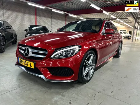 Mercedes-Benz C-klasse 180 AMG, Pano, Leder, BTW!