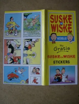 Suske en wiske stickers adv 2418