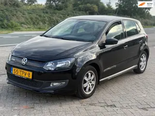 Volkswagen Polo 1.2 TDI BlueMotion Bj 2012 Zwart 5Drs Airco