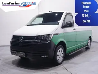 Volkswagen Transporter 2.0 TDI 110 pk L2H1 Airco, Two Tone Groen / Wit Cruise Control, Trekhaak 2.20