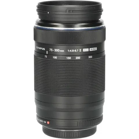 Tweedehands Olympus M.Zuiko Digital ED 75-300mm f/4.8-6.7 II - Zwart CM7920
