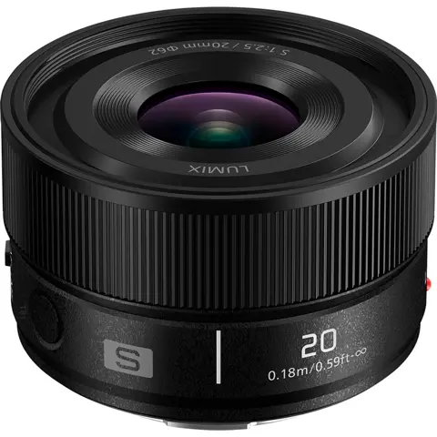 Panasonic Lumix S 20mm f/2.5 Zwart