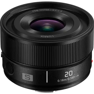 Panasonic Lumix S 20mm f/2.5 Zwart