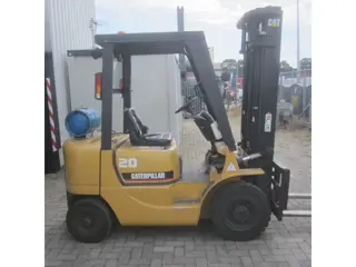 Foto 13 van Caterpillar GP20K, LPG-gas, duplo, side shift, vorkverstelling.