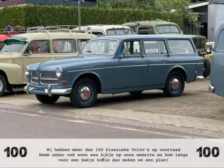 Volvo Amazon Combi Vroeg model, vers gespoten, nieuw chroom en rubbers, LPG
