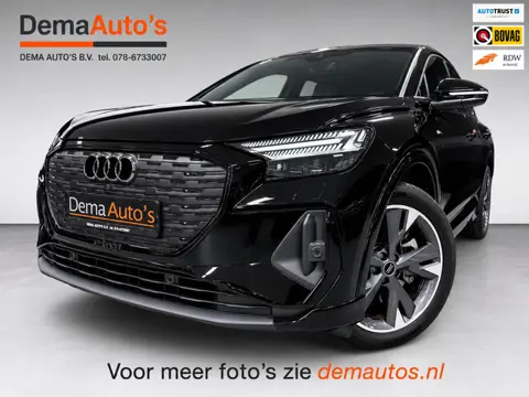 Audi Q4 Sportback e-tron 40 S EDITION 3X S-LINE RS-STOELEN PANO/NAVI/LEDER/CAM/DAB/CARPLAY/ADAPT-CRU