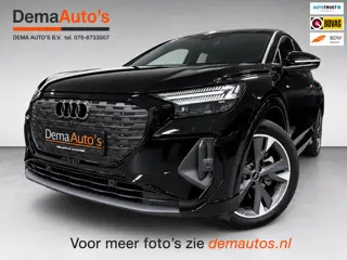 Audi Q4 Sportback e-tron 40 S EDITION 3X S-LINE RS-STOELEN PANO/NAVI/LEDER/CAM/DAB/CARPLAY/ADAPT-CRU