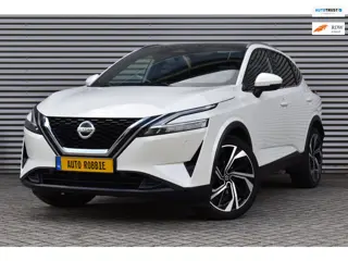 Nissan Qashqai 1.3 MHEV 158-PK Tekna+, Airco, Ecc, Cruise, Camera, Leder.