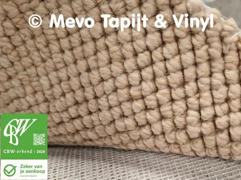 Pracht coupon 100 % Zuiver Wol, lengte 1.50 x 4 mtr breed
