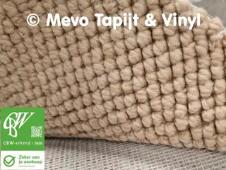 Pracht coupon 100 % Zuiver Wol, lengte 1.50 x 4 mtr breed