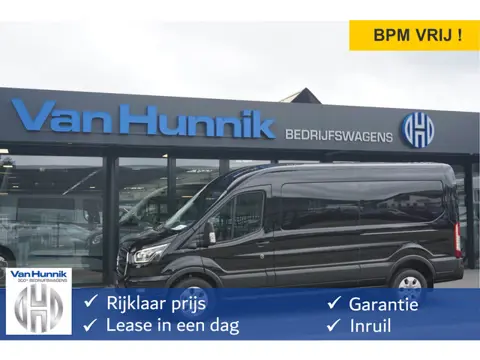 Ford Transit 350L L3H2 Limited AUT-10 RWD 165PK BPM VRIJ 3.5T Trekhaak, Navi, Adap. Cruise, 360° Cam