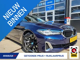 BMW 5-serie 545e xDrive 394pk. / Individual Tansanitblau / Laser / 20 inch / Comfortstoelen / ACC / 