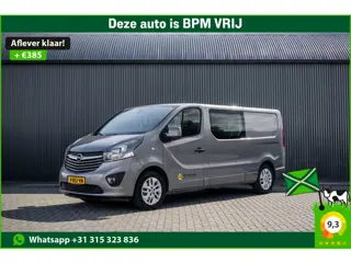 Opel Vivaro 1.6 CDTI L2H1 | 125PK | DC 6-Zits | Camera | Cruise | Airco | Trekhaak