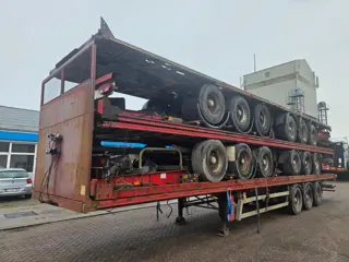 Fruehauf SMB - DISC Stapel 3 assige platte opleggers - Schijfremmen -  Luchtvering - 34 Ton PM3250