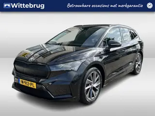 Škoda Enyaq iV 60 Sportline / SOH 91%/ AUTOMAAT/ WARMTEPOMP/ TREKHAAK/ PARK.SENSOR.V+A/ CAMERA/ ACC/