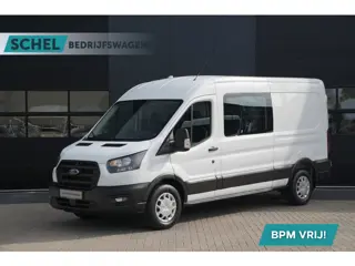 Ford Transit 350 2.0 TDCI L3H2 Trend DC 165pk - 6 Zits - Trekhaak - Cruise - Camera - Stoelverwarmin
