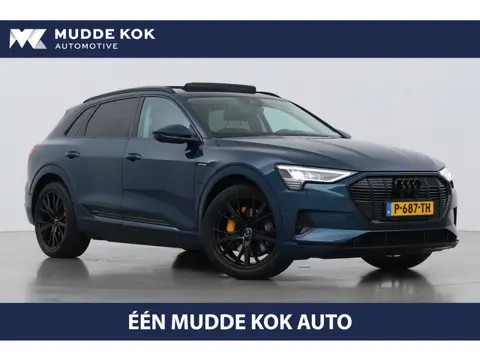 Audi e-tron 55 Quattro Advanced 95 kWh | Luchtvering | Panoramadak | 360° Camera | Trekhaak | Memory
