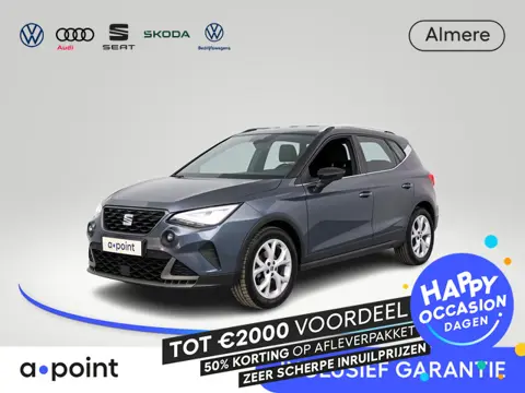 SEAT Arona 1.0 TSI FR 95 PK | Navigatie via app | Parkeersensoren | 17"LM velgen | LED koplampen |