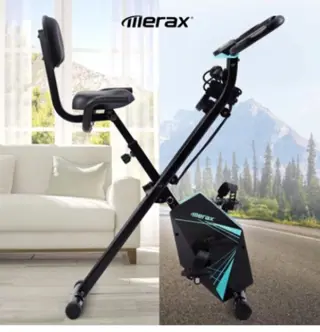 Merax Foldable Cycling Exercise Bike with LCD Screen