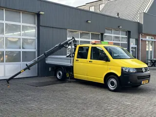 Volkswagen Transporter 2.0 EcoFuel L2H1 Benzine / Cng  Openlaadbak Pick-up Hiab laadkraan Airco Crui