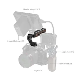 SmallRig 5252 Top Handle With Two-In-ONE Locating Screw