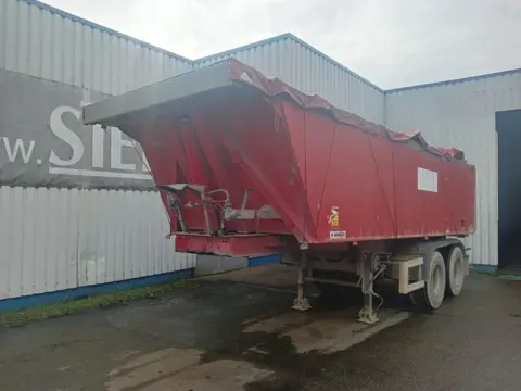 Kaiser 2 Axle Alu Tipper / Steel Chassis , 8 Tyres , Spring Suspension , Drum Brakes