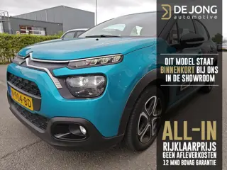 Citroen C3 1.2 PureTech Feel ALL-INRIJKLAARPRIJS/Apple Carplay/Parkeersensoren/Trekhaak/Lage kilomet