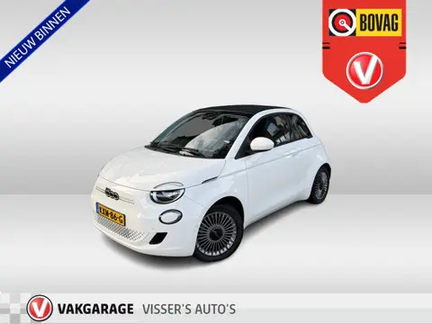 Fiat 500C Urban 42 kWh | SOH 98.43% | all season banden | stoelverwarming | applecarplay/android aut
