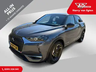 DS DS 3 Crossback 1.2 Grand Chic 130pk Automaat | Leder | Navi | Camera | HUD | Adapt. Cruise |