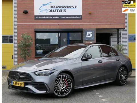Mercedes-Benz C-klasse 300 e AMG pano. 360 camera. hud. memory