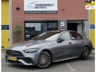 Mercedes-Benz C-klasse 300 e AMG pano. 360 camera. hud. memory