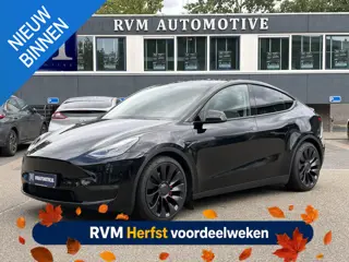 Tesla Model Y Performance AWD 75 kWh VAN 41.900:,- VOOR:39.877,- UW HERFSTVOORDEEL: 2.023,- | SOH 92