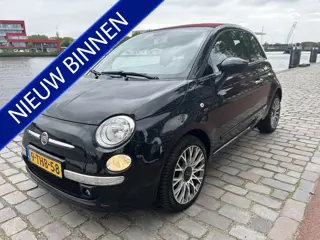 Fiat 500C 0.9 TwinAir Lounge Cabrio airco leer keurige auto