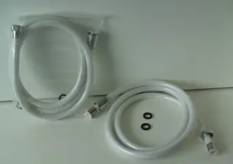 DOUCHESLANG 1,50 MTR PVC WIT 10 stuks NIEUW