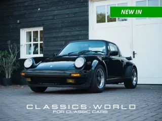 PORSCHE 911 Carrera 3.2 Targa M491 WTL Â Original Factory Turbo Look Â Black / Beige