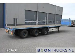 Floor FLO- 12 -30H PLATEAU TRAILER | 2 X STEERING * HARDWOOD FLOOR * NL TRAILER