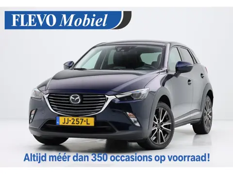 Mazda CX-3 2.0 SkyActiv-G 120 GT-M Adapt. Cruise|Leer-stof|Head-up|Stoelverw.|PDC|LMV