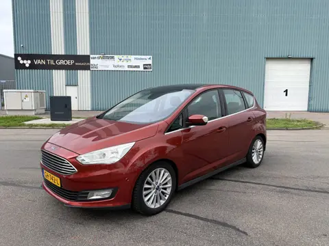 Ford C-MAX 1.0i Eco-Boost Titanium 6-Bak 125 PK. Zuinige en mooie auto van de eerste eigenaar !!! Al