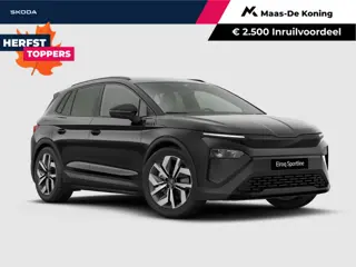 Škoda Elroq Sportline Elektromotor 85 | Black Magic | Trekhaak wegklapbaar | 2500,- inruilvoordeel!!