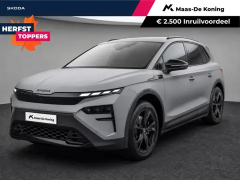 Škoda Elroq RS MATT Graphite Grey | Drive Pakket | Trekhaak | Advanced Pakket | 2500,- inruilvoordee