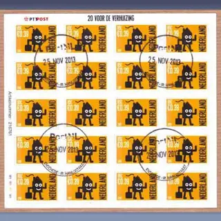 Verhuiszegel 0,85 / 0,39 euro (2001)