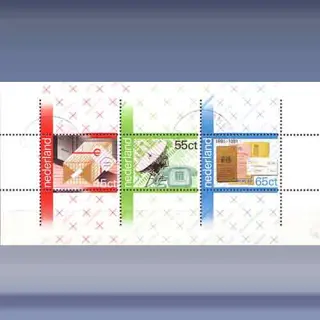 100 jaar P.T.T.-diensten (blok) (1981)