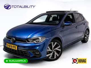 Volkswagen Polo 1.0 TSI R-Line Buss. 110 PK | Panok | Stoelverwarming | Adapt. Cruise | Travel Assis